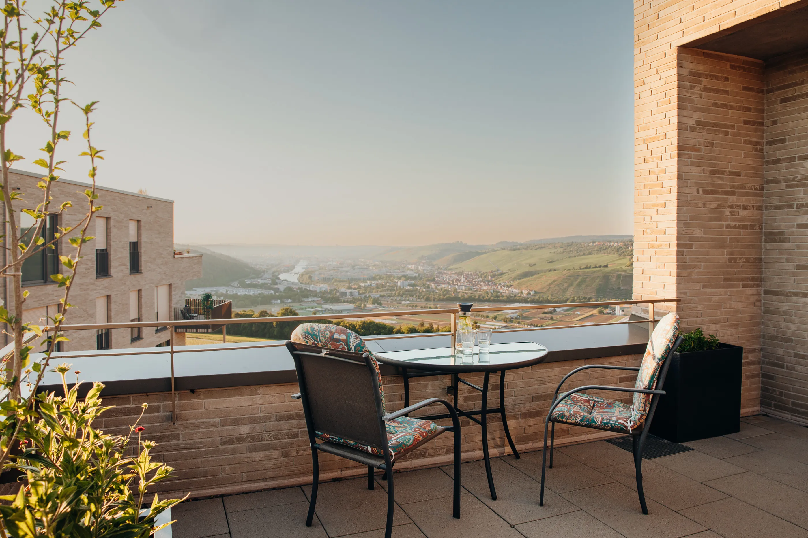 Penthouse 11'28 rooftop terrace with panoramic view