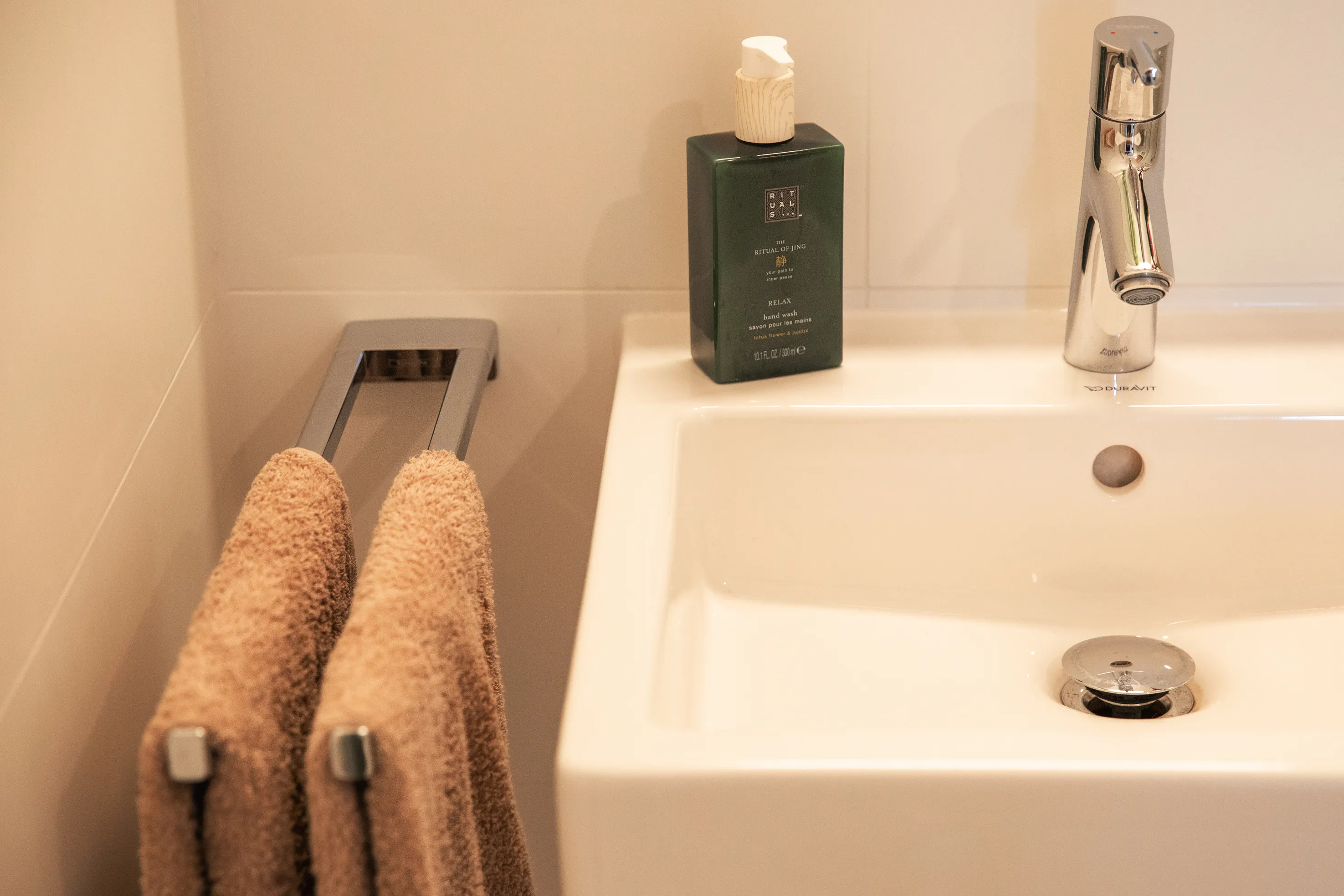 Washbasin in bathroom